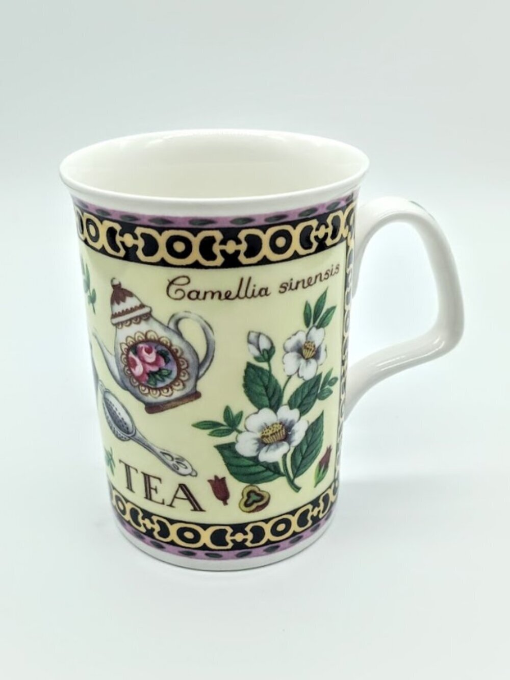 Vintage Roy Kirkham England Fine Bone China Camellia Tea Mug
